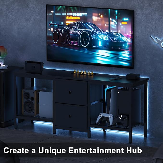 TV Stand Suitable for TVs up to 55 Inches, Entertainment Center - Image 7