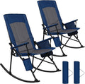 Romswi 2 Pack High Back Portable Rocking Chair by Romswi