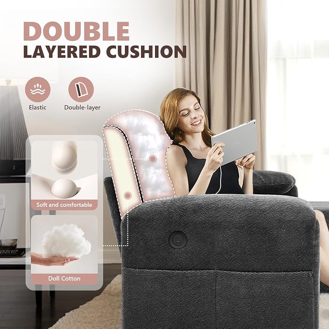 VINGLI Convertible Sofa Bed Couches - Image 8