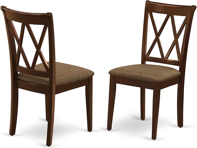 East West Furniture CLC-MAH-C Clarksville Dinette Chairs by EastWestFurniture