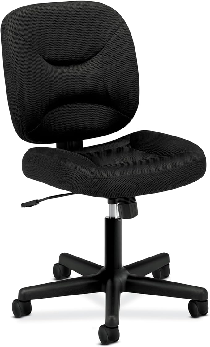 HON ValuTask Ergonomic Armless Office Chair by HON