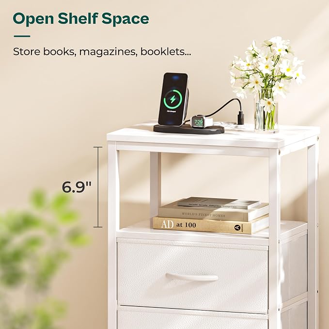 Huuger Nightstands Set of 2, End Tables - Image 7