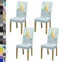 BIETYONE Stretch Dining Chair Covers Set of 4, Soft Removable Washable Kitchen by BIETYONE