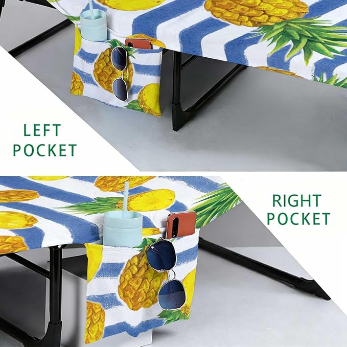 Irisbell Lounge Chair Towel Cover - Image 3