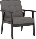 Modern Accent Chair with Arm Rest, Upholstered Linen Fabric Leisure Chair with by Unknown