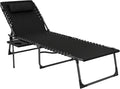 Outsunny Folding Chaise Lounge Chair Outdoor Tanning Chair by Outsunny
