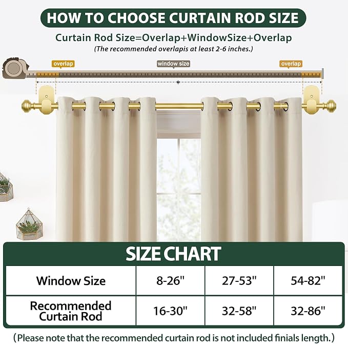 KAMANINA Curtain Rods No Drilling - Image 6