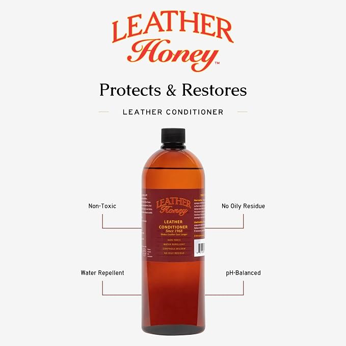 Leather Honey Leather Conditioner, Non-Toxic & Made in the Usa Since 1968. - Image 3