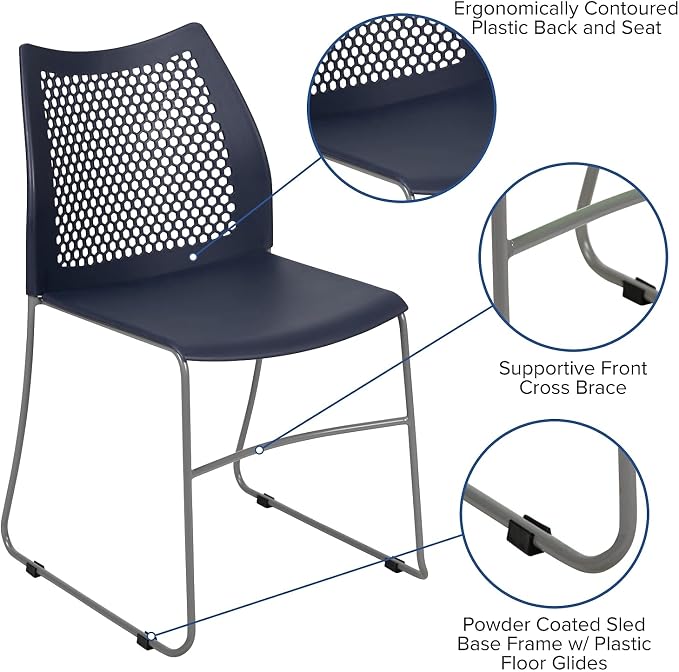 Flash Furniture Hercules Series Contoured Lobby Chairs - Image 6