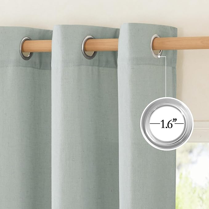 NICETOWN Linen 36 inch Curtains - Image 3