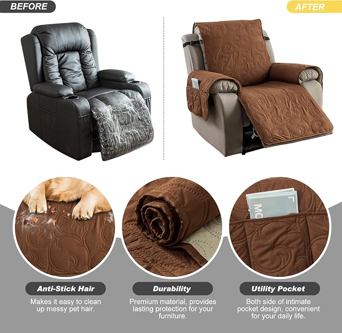 100% Waterproof Recliner Chair Cover, Recliner Chair Covers - Image 5
