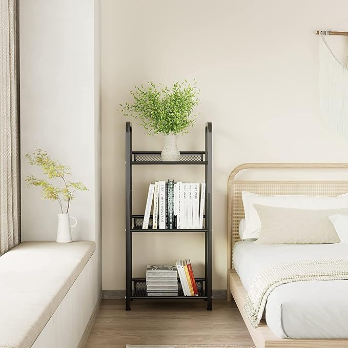 Bookshelf Storage Shelf Bookcase Freestanding Storage Stand - Image 7