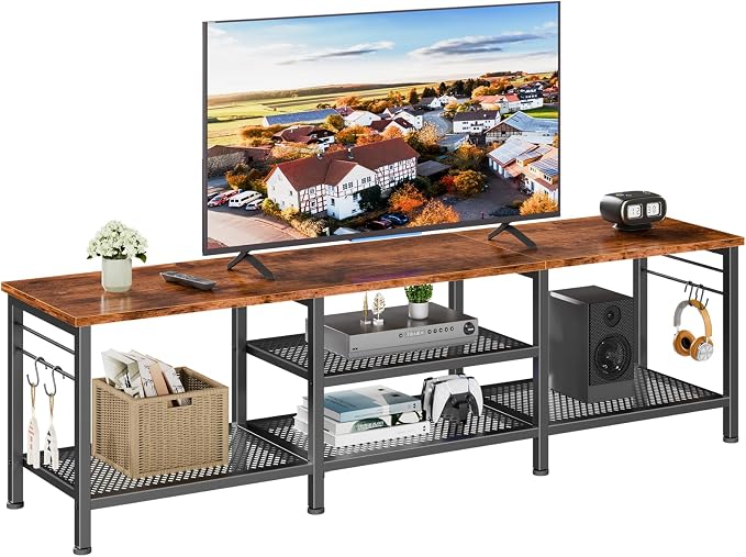 Furologee TV Stand for TVs up to 70 Inch, 63 Inch Entertainment Center by Furologee