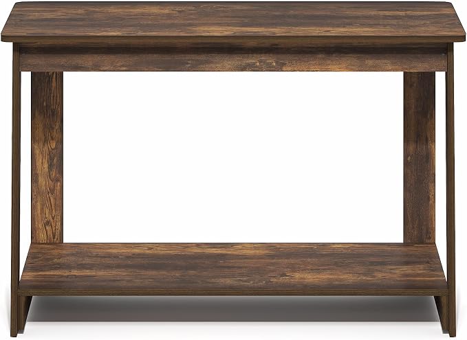 Furinno Beginning TV Stand, 2-Tier Rectangular Entertainment Center - Image 7