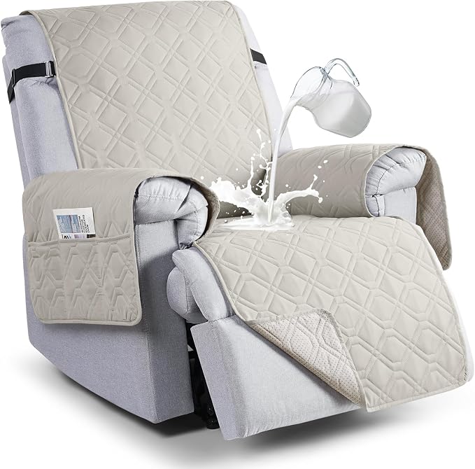 VANSOFY 100% Waterproof Recliner Chair Covers, Recliner Cover Non-Slip Dog by VANSOFYFURNITURECOVERS