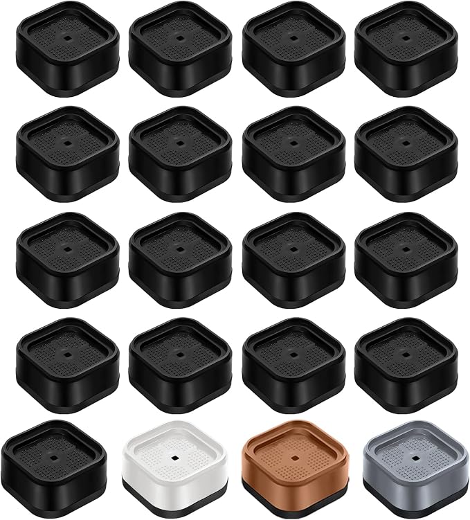 shouwuhho 16 Pack Furniture Risers Adjustable Bed Risers Heavy Duty Lifts by EnjoyLifeEnjoyHappiness
