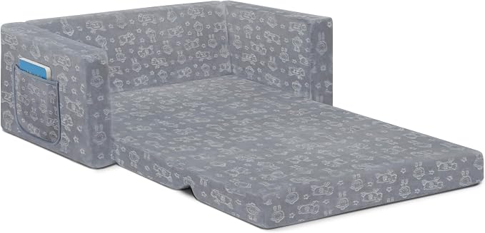 Delta Children - Serta Perfect Sleeper Kids 2-Seater Sofa, Convertible 2-in-1 - Image 8