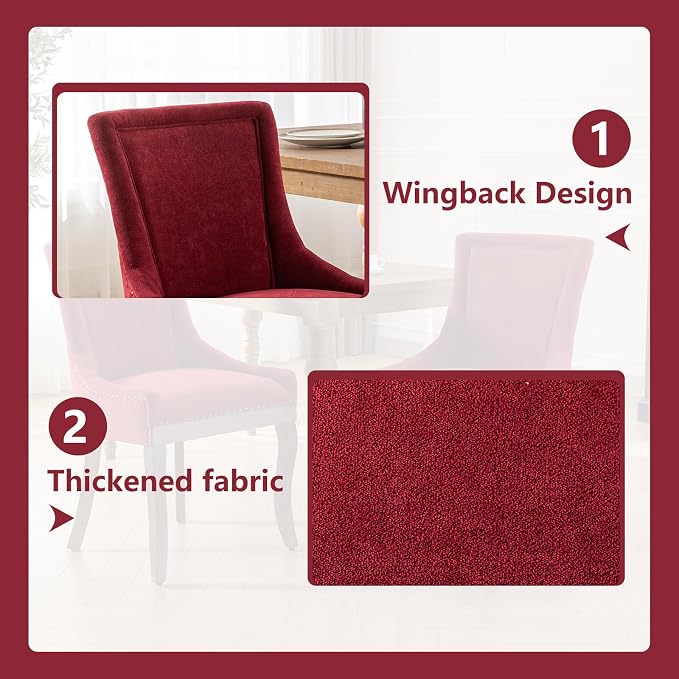 Modern Dining Chairs Set of 4, High Back Dining Chairs Side Chairs - Image 5