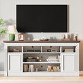 IDEALHOUSE Farmhouse TV Stand for TVs Up to 75", Entertainment Center by IDEALHOUSE