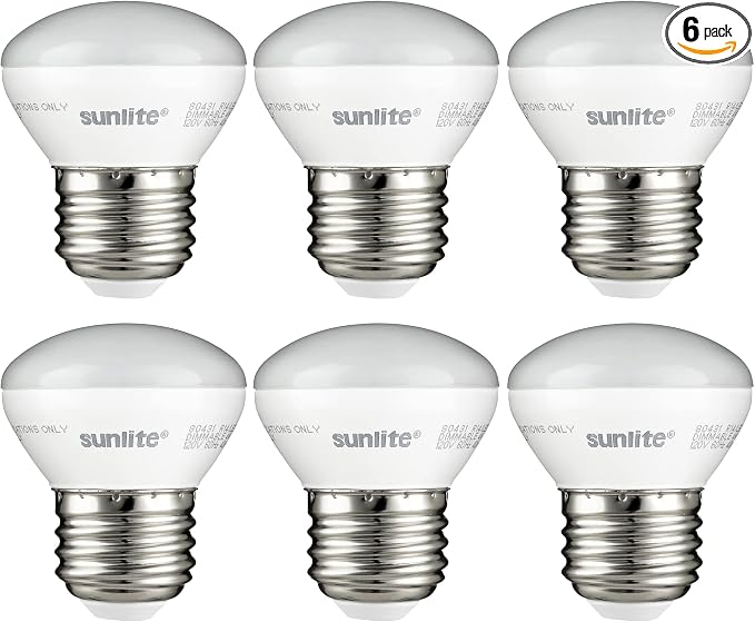 Sunlite LED R14 Mini Flood Light Bulbs, 4 Watts, 250 Lumens, Medium Base by Sunlite