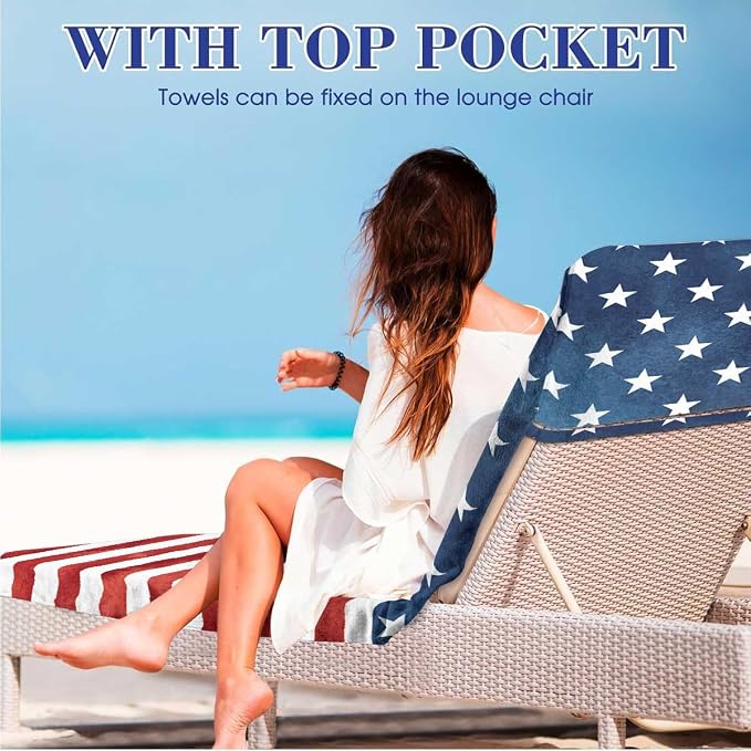 Irisbell Lounge Chair Towel Cover - Image 4