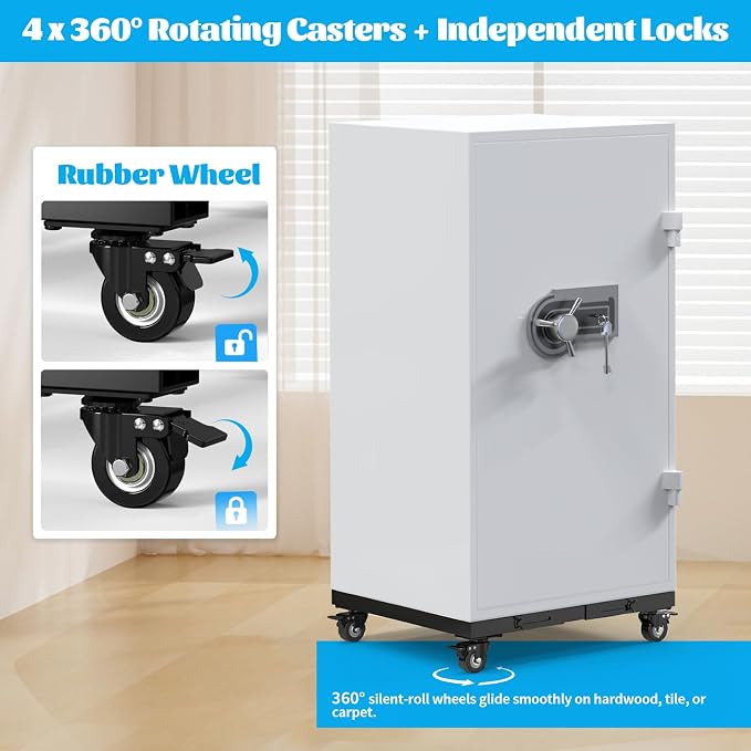 Adjustable Moving Dolly, Furniture Dolly Heavy Duty 1200 Lbs Load Capacity - Image 3
