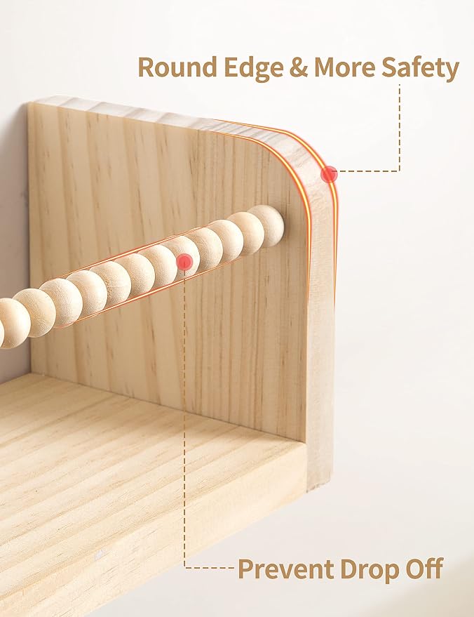 Maxpeuvon Nursery Floating Shelves - Image 4