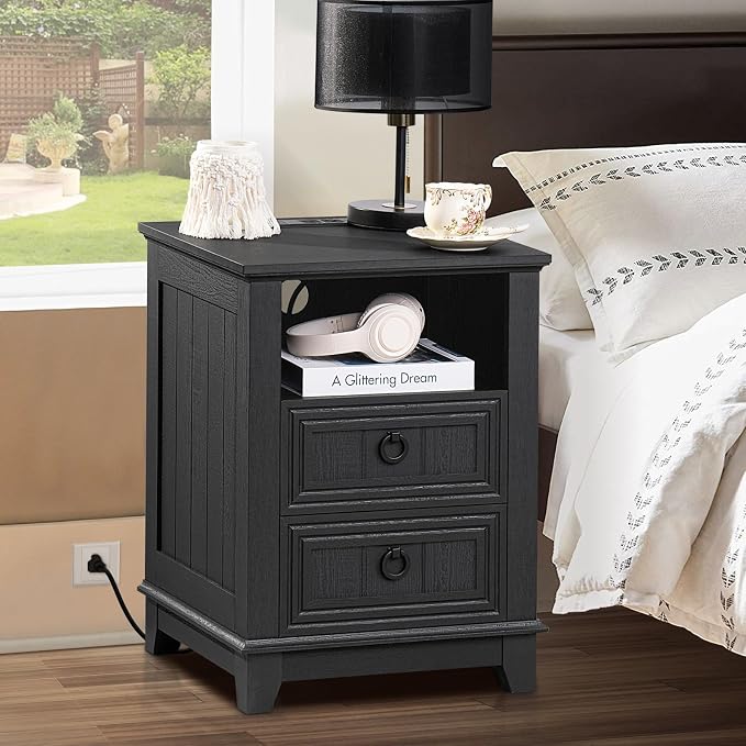 Joaxswe 18" Farmhouse Night Stand - Image 8