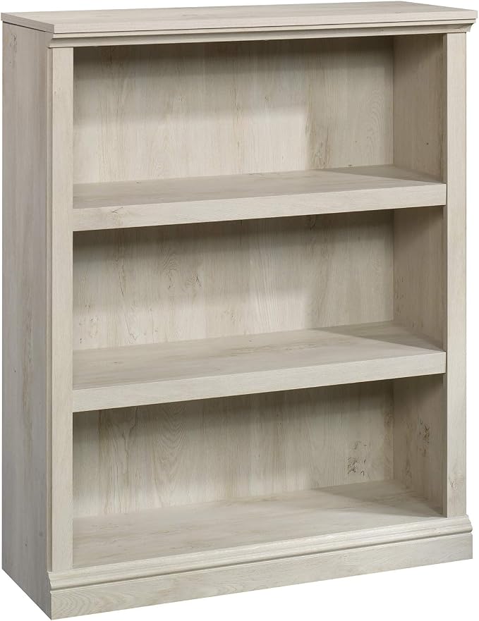 Sauder Miscellaneous Storage 3-Shelf Bookcase/ book shelf, Chalked Chestnut by SAUDER%C2%AE