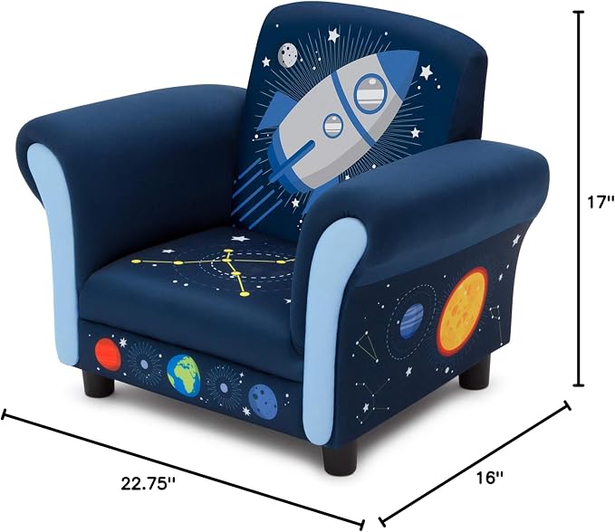 Delta Children Space Adventures Kids Upholstered Chair - Image 3