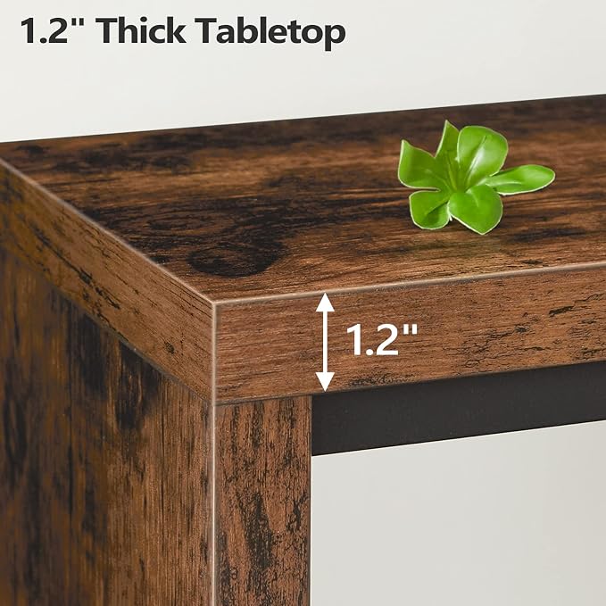 MAHANCRIS Console Table, 62.2" Long Sofa Table Behind Couch, Narrow Entryway - Image 7