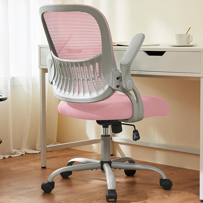 Sweetcrispy Home Office Computer Desk Chair, Ergonomic Mid-Back Mesh Rolling by Sweetcrispy