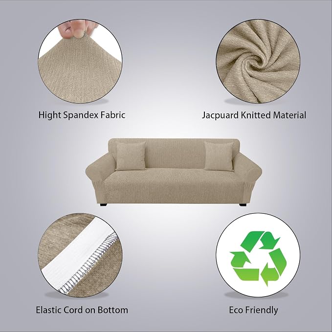 Sofa Slipcover with 2 Pillow Cover - Image 2