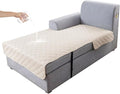 Genina L Shape Couch Cover, Sectional Couch Chaise Covers, Waterproof Washable by Genina