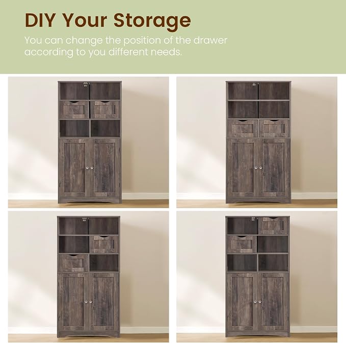 Iwell Tall Storage Cabinet - Image 5