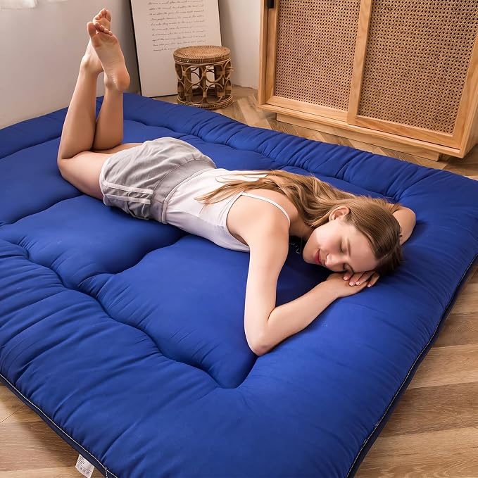 MAXYOYO Japanese Floor Mattress Futon Mattress, Thicken Sleeping Pad Foldable - Image 7
