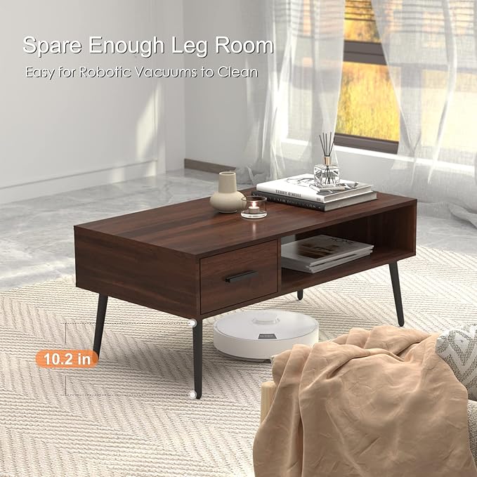 HAIOOU Coffee Table, Mid Century Modern Center Table - Image 6
