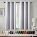 MIULEE Greyish White Blackout Curtains by MIULEE