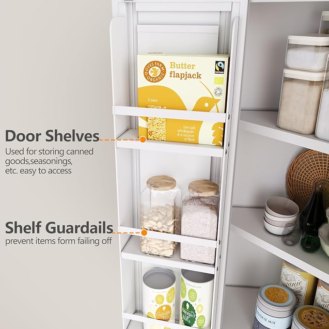 GAIOUS 74.8" Tall Metal Food Cabinet, Storage Cabinets - Image 5