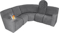 ALIECOM 100% Waterproof Recliner Sectional Couch Covers L Shape Stretch Corner by ALIECOM