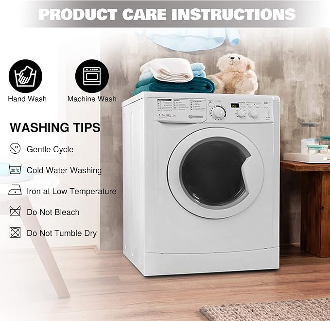 NeColorLife Rectangle Ottoman Cover Jacquard Fabric Slipcover Thick Stretchable - Image 6