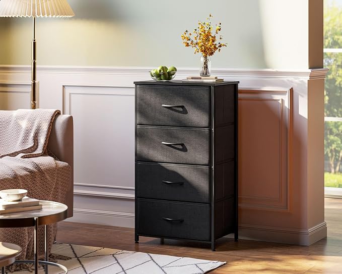 AODK Dresser for Bedroom with 4 Storage Drawers, Small Dressers Chest of - Image 2
