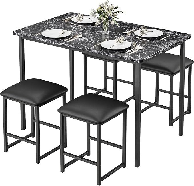 VECELO Kitchen Table and Chairs by VECELO