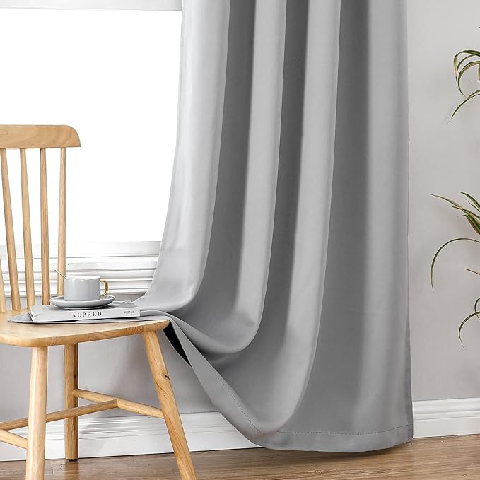 ChrisDowa 100% Blackout Curtains 63 inch Long - Image 7