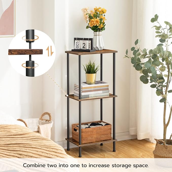 HOOBRO End Tables Set of 2, Small Side Table, Nightstand - Image 6