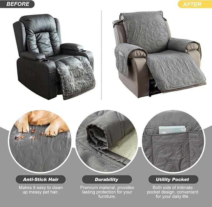 100% Waterproof Recliner Chair Cover, Recliner Chair Covers - Image 5