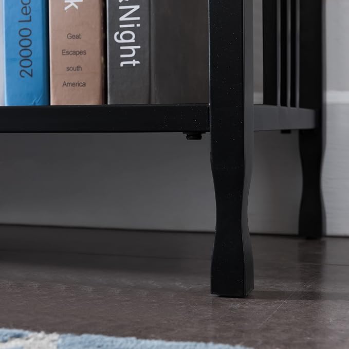 Leick Home 11233 Ironcraft Rustic Two Drawer Hall Console Sofa Table - Image 11