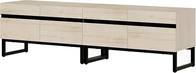 WAMPAT Modern TV Stand for 50-75 Inch TVs, Wood Entertainment Center - Image 9