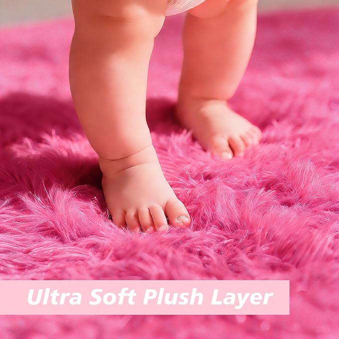 yulidayang Fluffy Round Area Rugs - Image 3