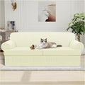 Waterproof Couch Cover 3-Piece Set Striped Sofa Slipcovers by Pfrstuv